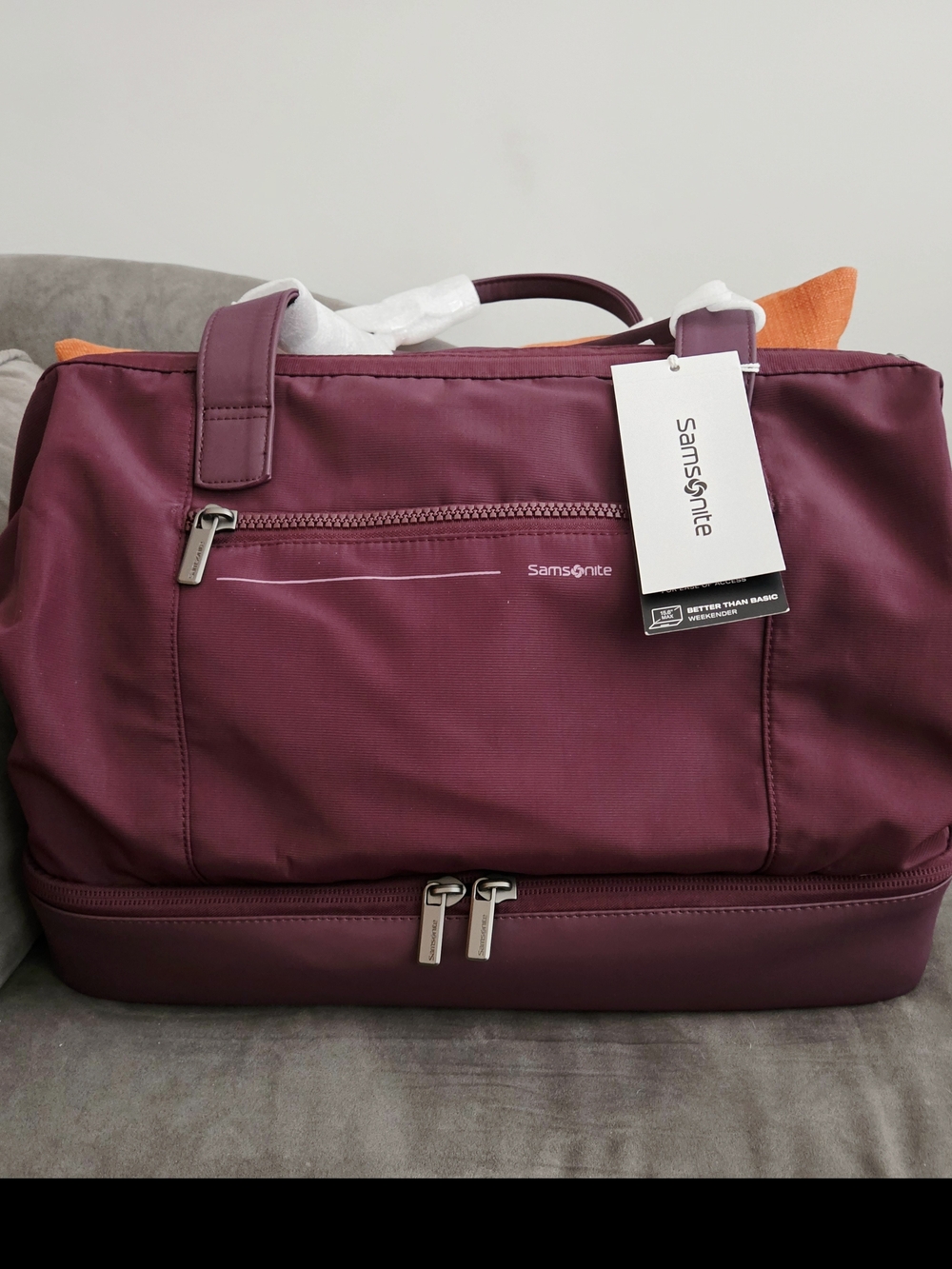 Samsonite Better Than Basic Weekender in Merlot